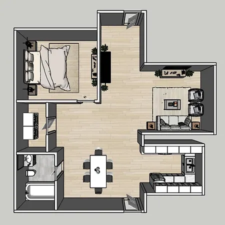 Apartament & Lumineux A Carcassonne